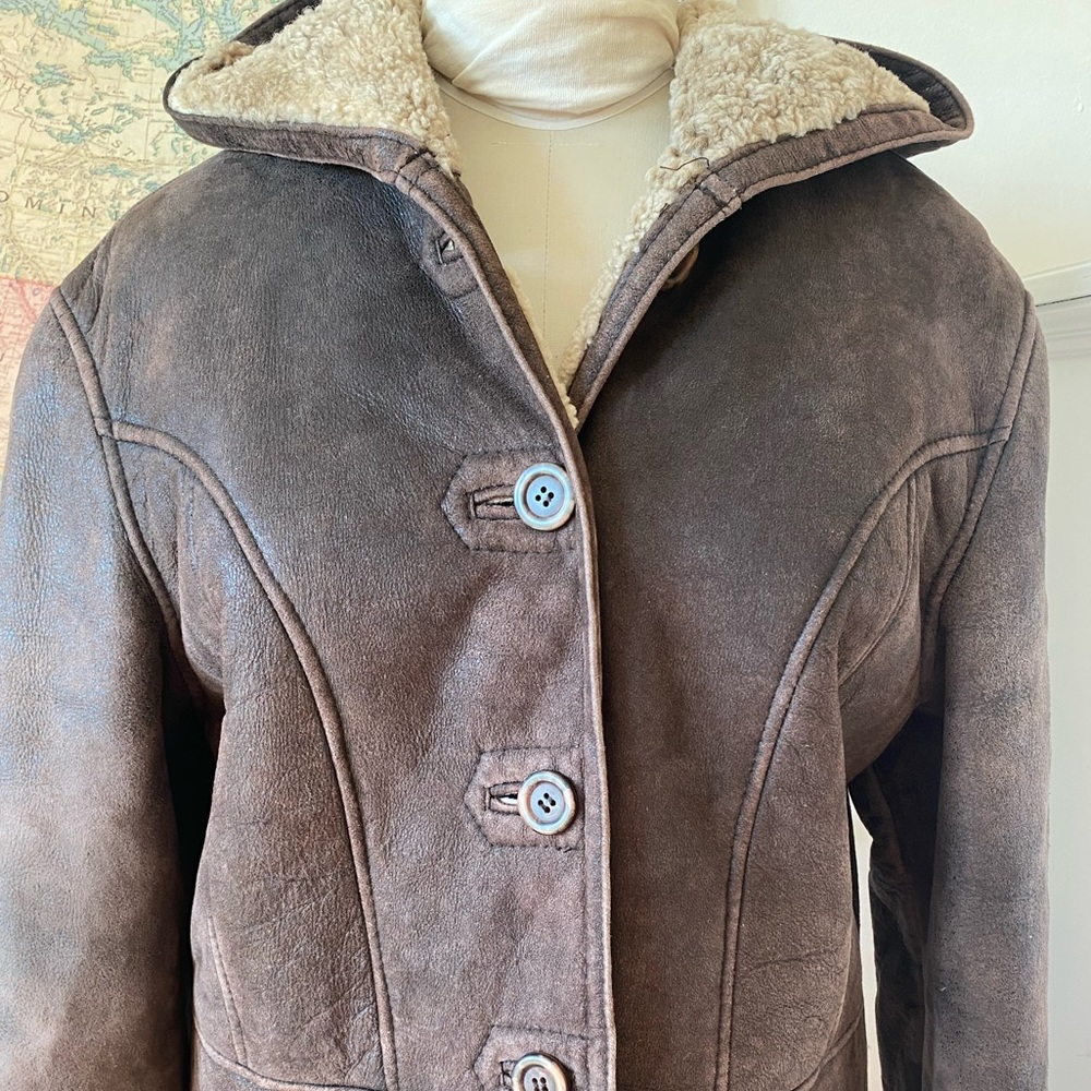 Vintage Original Shearling Coat - Picture 3 of 10